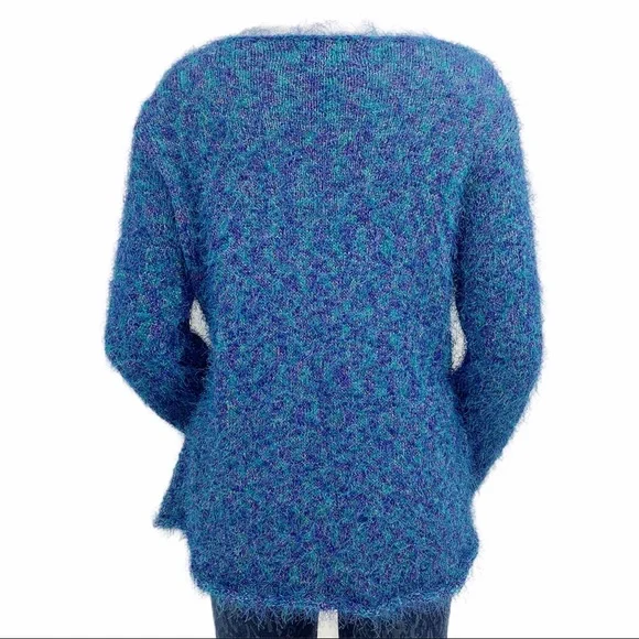 Fuzzy Cozy Multi-Colored Sweater - Picture 3 of 12